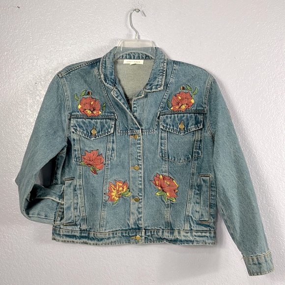 11+ Flower Denim Jacket